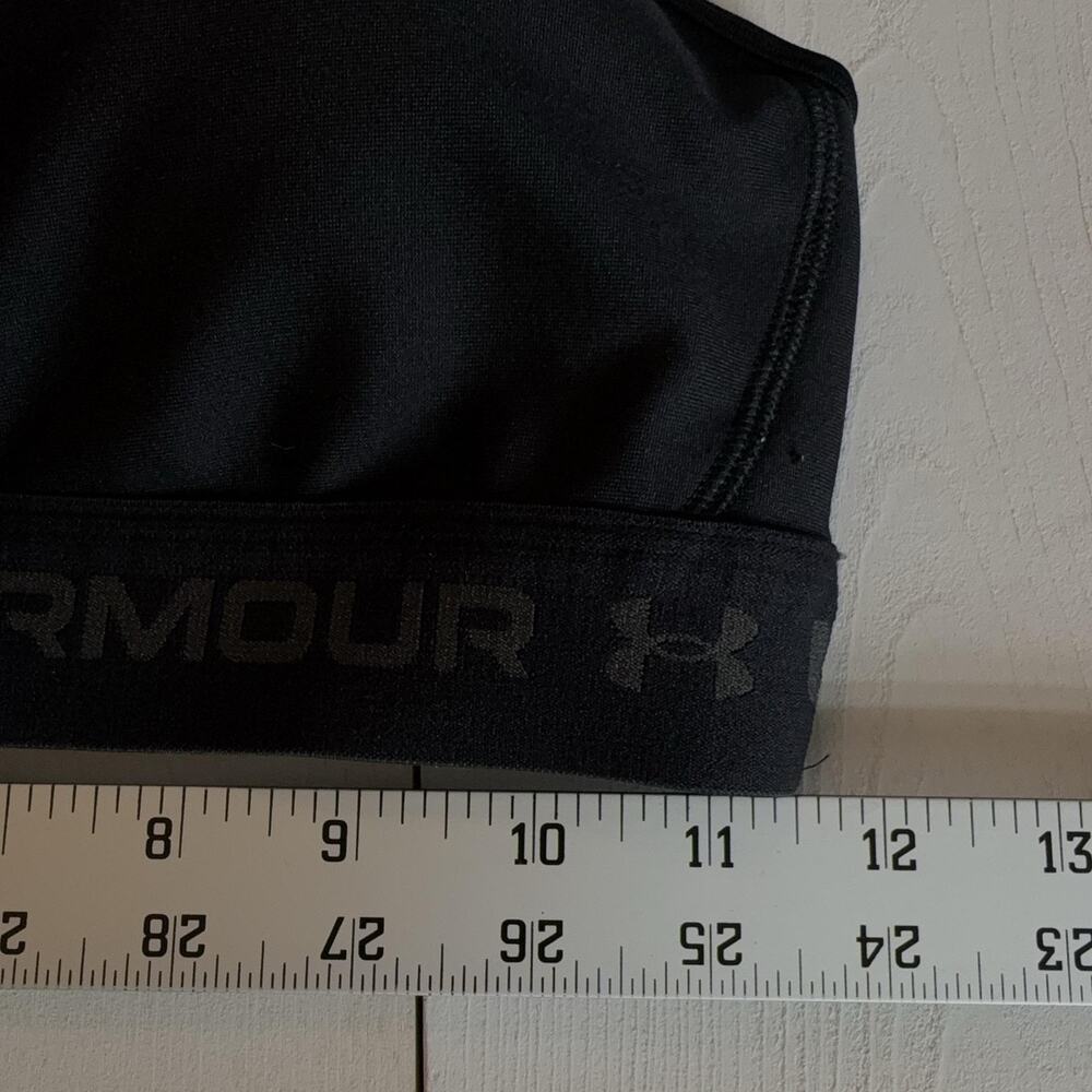 Under Armour Sports Bra LOT Womens Medium Black & Pink Compression Crossback - Picture 4 of 12